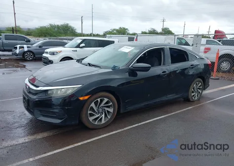 2017 Honda Civic Ex из США, поврежденный, VIN 2HGFC2F70HH550566